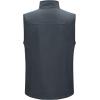 Outdoor Ventures Men’s Casual Outerwear Vest Lightweight Winter Zip Up Sleeveless Jacket for Hiking Travel Golf Running(Dark Grey)