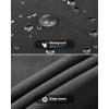 Outdoor Ventures Men’s Fleece Lined Snow Pants Waterproof Windproof Ski Hiking Winter Pants With Pockets(Grey)
