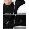 Outdoor Ventures Men’s Full-Zip Lightweight Polar Fleece Vest Outerwear with 5 Pockets Warm Winter Sleeveless Jacket Casual(Sherpa Black)