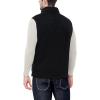 Outdoor Ventures Men’s Full-Zip Lightweight Polar Fleece Vest Outerwear with 5 Pockets Warm Winter Sleeveless Jacket Casual(Sherpa Black)