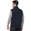 Outdoor Ventures Men’s Full-Zip Polar Fleece Vest Outerwear Lightweight Warm Casual Sleeveless Jacket for Fall & Winter(Navy)
