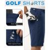 Outdoor Ventures Men’s Golf Shorts 11″ Inseam Classic-Fit Flat Front Stretch Casual Shorts with Pockets Summer Hiking Travel(Crew Navy)