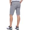 Outdoor Ventures Men’s Golf Shorts 11″ Inseam Classic-Fit Flat Front Stretch Casual Shorts with Pockets Summer Hiking Travel(Ice Grey)