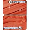 Outdoor Ventures Men’s Golf Shorts 11″ Inseam Classic-Fit Flat Front Stretch Casual Shorts with Pockets Summer Hiking Travel(Orange Red)