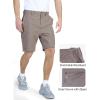 Outdoor Ventures Mens Hiking Pants Lightweight Quick Dry Convertible Pants, Stretch Zip-Off Cargo Pants for Travel Fishing(Fossil)
