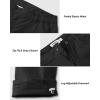 Outdoor Ventures Men’s Hiking Pants Lightweight Water Resistant Cargo Work Pants Ripstop Outdoor Pants for Tactical Travel(Black- Thin)