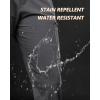 Outdoor Ventures Men’s Hiking Pants Lightweight Water Resistant Cargo Work Pants Ripstop Outdoor Pants for Tactical Travel(Grey- Upgrade)