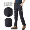 Outdoor Ventures Men’s Hiking Pants Lightweight Water Resistant Cargo Work Pants Ripstop Outdoor Pants for Tactical Travel(Navy- Upgrade)