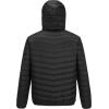 Outdoor Ventures Men’s Lightweight Packable Hooded Puffer Jacket Insulated Winter Coat for Snow Ski Traveling(New Black(fold in Pocket))