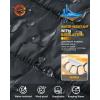 Outdoor Ventures Men’s Lightweight Puffer Vest Outerwear Warm Quilted Sleeveless Packable Winter Jacket for Hiking Running(Dark Grey)