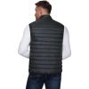 Outdoor Ventures Men’s Lightweight Puffer Vest Outerwear Warm Quilted Sleeveless Packable Winter Jacket for Hiking Running(Dark Grey)