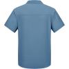 Outdoor Ventures Men’s Lightweight Short Sleeve Fishing Shirt UPF 50 Button Down Quick Dry Cooling Hiking Travel Safari Shirt(Bluestone)