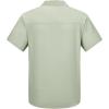 Outdoor Ventures Men’s Lightweight Short Sleeve Fishing Shirt UPF 50 Button Down Quick Dry Cooling Hiking Travel Safari Shirt(Grayish Green)
