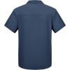 Outdoor Ventures Men’s Lightweight Short Sleeve Fishing Shirt UPF 50 Button Down Quick Dry Cooling Hiking Travel Safari Shirt(Navy)