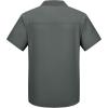 Outdoor Ventures Men’s Lightweight Short Sleeve Fishing Shirt UPF 50 Button Down Quick Dry Cooling Hiking Travel Safari Shirt(Shadow Grey)