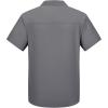 Outdoor Ventures Men’s Lightweight Short Sleeve Fishing Shirt UPF 50 Button Down Quick Dry Cooling Hiking Travel Safari Shirt(Storm Grey)