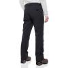 Outdoor Ventures Men’s Lite Waterproof Windproof Fleece Lined Warm Hiking Ski Snow Pants Expandable-Waist(Black- Natural Waist)
