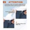 Outdoor Ventures Men’s Lite Waterproof Windproof Fleece Lined Warm Hiking Ski Snow Pants Expandable-Waist(Dark Denim- Natural Waist)