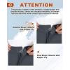 Outdoor Ventures Men’s Lite Waterproof Windproof Fleece Lined Warm Hiking Ski Snow Pants Expandable-Waist(Dim Grey- High Waist)