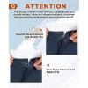 Outdoor Ventures Men’s Lite Waterproof Windproof Fleece Lined Warm Hiking Ski Snow Pants Expandable-Waist(Navy- New)