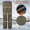 Outdoor Ventures Men’s Lite Waterproof Windproof Fleece Lined Warm Hiking Ski Snow Pants Expandable-Waist(Olive Green)