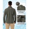 Outdoor Ventures Men’s Long Sleeve Hiking Shirt UPF 50 UV Sun Protection Shirt Cooling Quick Dry for Travel Fishing Safari(Green)