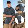 Outdoor Ventures Men’s Long Sleeve Hiking Shirt UPF 50 UV Sun Protection Shirt Cooling Quick Dry for Travel Fishing Safari(Grey)