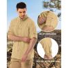 Outdoor Ventures Men’s Long Sleeve Hiking Shirt UPF 50 UV Sun Protection Shirt Cooling Quick Dry for Travel Fishing Safari(Sandy Brown)