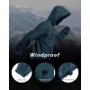Outdoor Ventures Men’s Rain Jacket Waterproof Lightweight Packable Rain Shell Raincoat with Hood for Golf Hiking Travel(Dark Cyan)