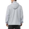 Outdoor Ventures Men’s Rain Jacket Waterproof Lightweight Packable Rain Shell Raincoat with Hood for Golf Hiking Travel(Ivory)