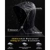 Outdoor Ventures Men’s Rain Jacket Waterproof Lightweight Packable Rain Shell Raincoat with Hood for Golf Hiking Travel(Mid Grey)