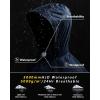 Outdoor Ventures Men’s Rain Jacket Waterproof Lightweight Packable Rain Shell Raincoat with Hood for Golf Hiking Travel(Navy Blue)