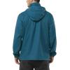 Outdoor Ventures Men’s Rain Jacket Waterproof Lightweight Packable Rain Shell Raincoat with Hood for Golf Hiking Travel(Night Blue)