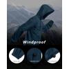 Outdoor Ventures Men’s Rain Jacket Waterproof Lightweight Packable Rain Shell Raincoat with Hood for Golf Hiking Travel(Steel Blue)