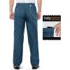 Outdoor Ventures Men’s Rain Pants Waterproof Rain Overall Pants Windproof Packable Rain Outdoor Pants for Hiking Fishig Golf(Blue)
