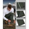 Outdoor Ventures Men’s Rain Pants Waterproof Rain Overall Pants Windproof Packable Rain Outdoor Pants for Hiking Fishig Golf(Dark Green)