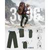 Outdoor Ventures Men’s Rain Pants Waterproof Rain Overall Pants Windproof Packable Rain Outdoor Pants for Hiking Fishig Golf(Dark Green)