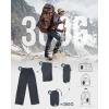 Outdoor Ventures Men’s Rain Pants Waterproof Rain Overall Pants Windproof Packable Rain Outdoor Pants for Hiking Fishig Golf(Grey)
