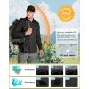 Outdoor Ventures Men’s UPF 50+ UV Sun Protection SPF Hiking Shirt Long Sleeve Lightweight Quick Dry for Safari Travel Fishing(Black)