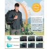 Outdoor Ventures Men’s UPF 50+ UV Sun Protection SPF Hiking Shirt Long Sleeve Lightweight Quick Dry for Safari Travel Fishing(Grey)