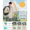 Outdoor Ventures Men’s UPF 50+ UV Sun Protection SPF Hiking Shirt Long Sleeve Lightweight Quick Dry for Safari Travel Fishing(Khaki)