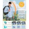 Outdoor Ventures Men’s UPF 50+ UV Sun Protection SPF Hiking Shirt Long Sleeve Lightweight Quick Dry for Safari Travel Fishing(Light Blue)
