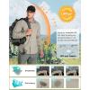 Outdoor Ventures Men’s UPF 50+ UV Sun Protection SPF Hiking Shirt Long Sleeve Lightweight Quick Dry for Safari Travel Fishing(Mid Grey)