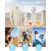 Outdoor Ventures Men’s UPF 50+ UV Sun Protection Shirt, Long Sleeve Hiking Fishing Shirt Cooling Quick Dry for Safari Travel(Fossil)