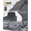 Outdoor Ventures Men’s Windproof Softshell Vest Outerwear Lightweight Sleeveless Jacket for Running Golf Hiking Travel(Cool Grey)