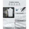 Outdoor Ventures Men’s Windproof Softshell Vest Outerwear Lightweight Sleeveless Jacket for Running Golf Hiking Travel(White)