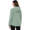 Outdoor Ventures Packable Rain Jacket Women Lightweight Waterproof Raincoat with Hood Cycling Bike Jacket(Aqua Tone)