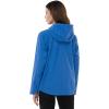 Outdoor Ventures Packable Rain Jacket Women Lightweight Waterproof Raincoat with Hood Cycling Bike Jacket(Dodger Blue)