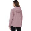 Outdoor Ventures Packable Rain Jacket Women Lightweight Waterproof Raincoat with Hood Cycling Bike Jacket(Dusty Rose)