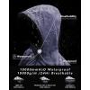 Outdoor Ventures Packable Rain Jacket Women Lightweight Waterproof Raincoat with Hood Cycling Bike Jacket(Grayish Purple)